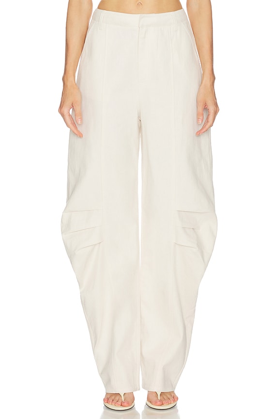 view 1 of 6 Linen Suiting Pants in Pumice Stone