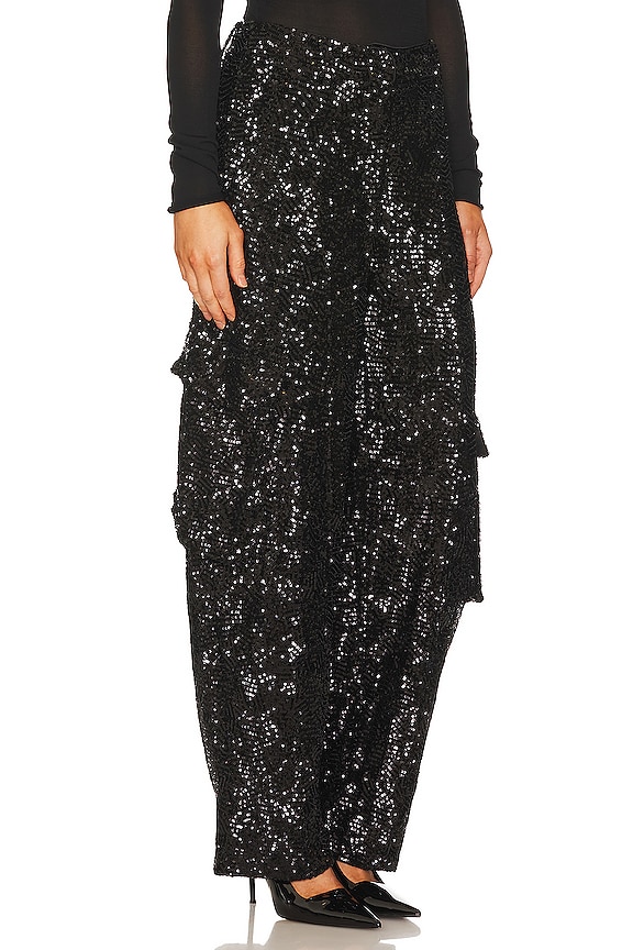 view 2 of 5 БРЮКИ КАРГО in Black