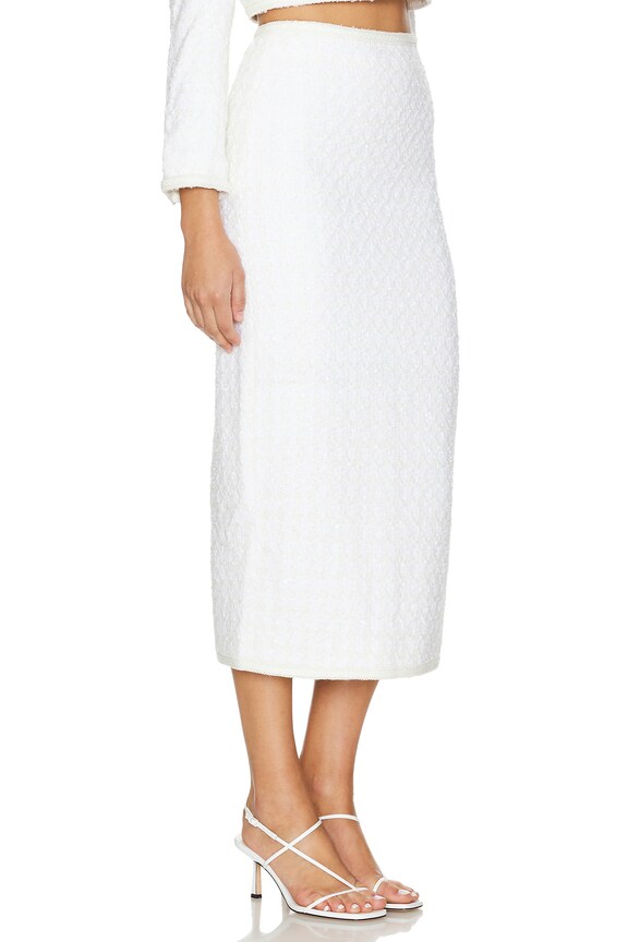 view 2 of 5 High Waisted Skirt in Egret