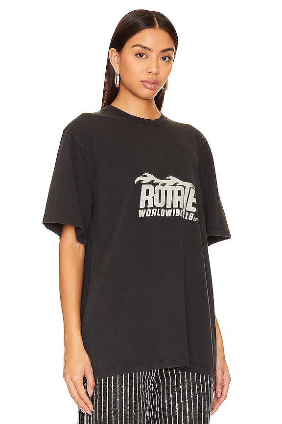 view 2 of 4 SUNDAY Enzyme T-shirt in Black