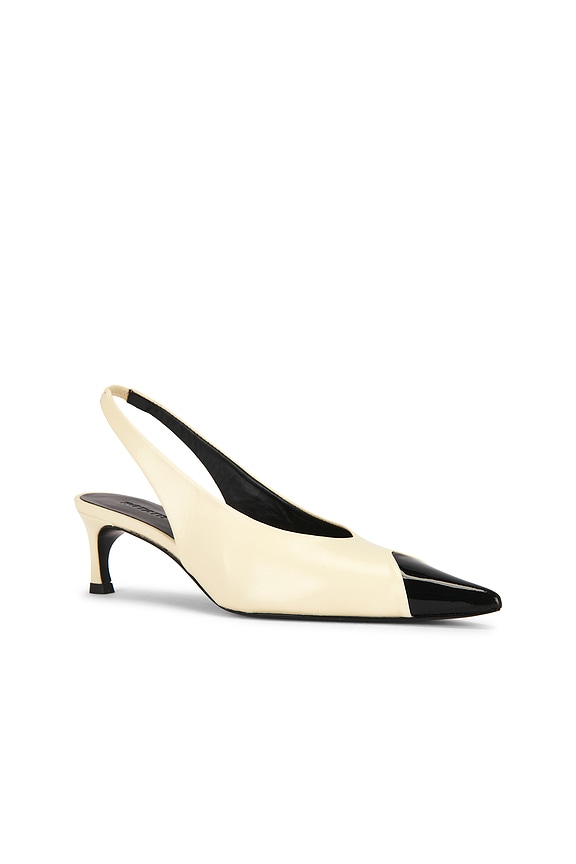 view 2 of 5 Slingback Pump in Italian Straw