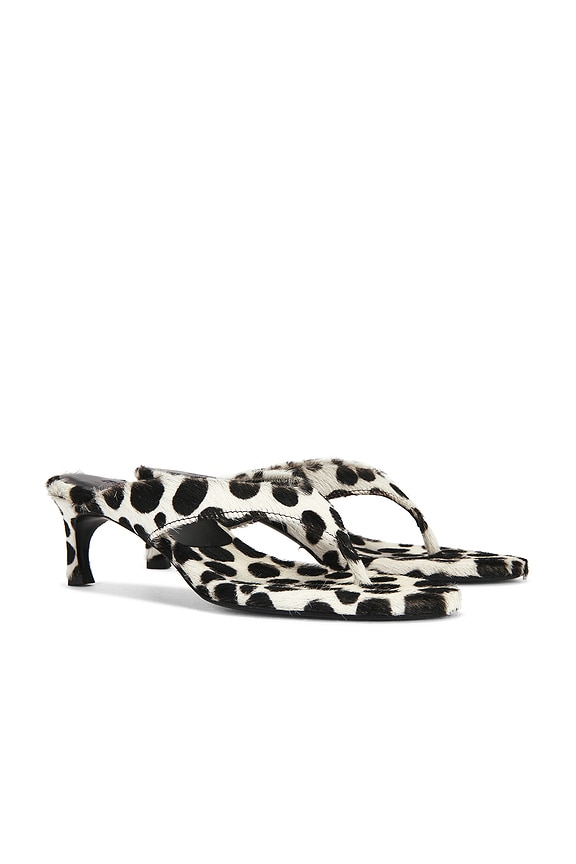 view 2 of 5 PANTUNFLA KITTEN HEEL in Bright White Combo