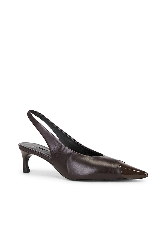 view 2 of 5 Slingback Pump in Chocolate Brown