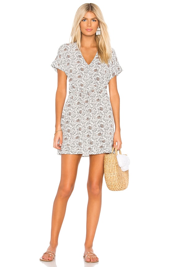 Helina Dress in Aqua Palm main image 1