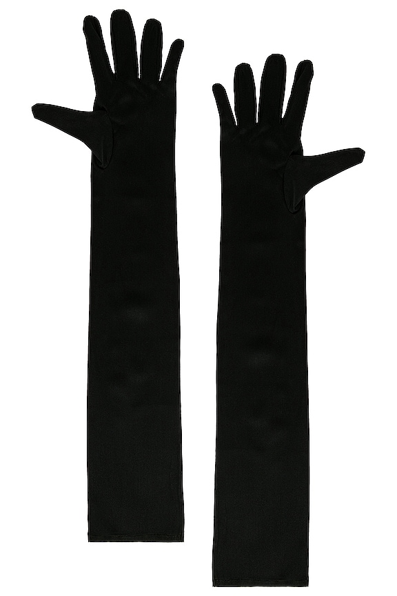 view 2 of 2 GUANTES SILK in Black