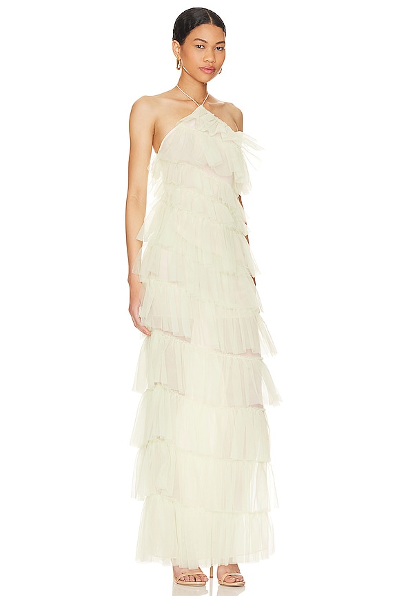 view 2 of 3 Henri Gown in Limoncello