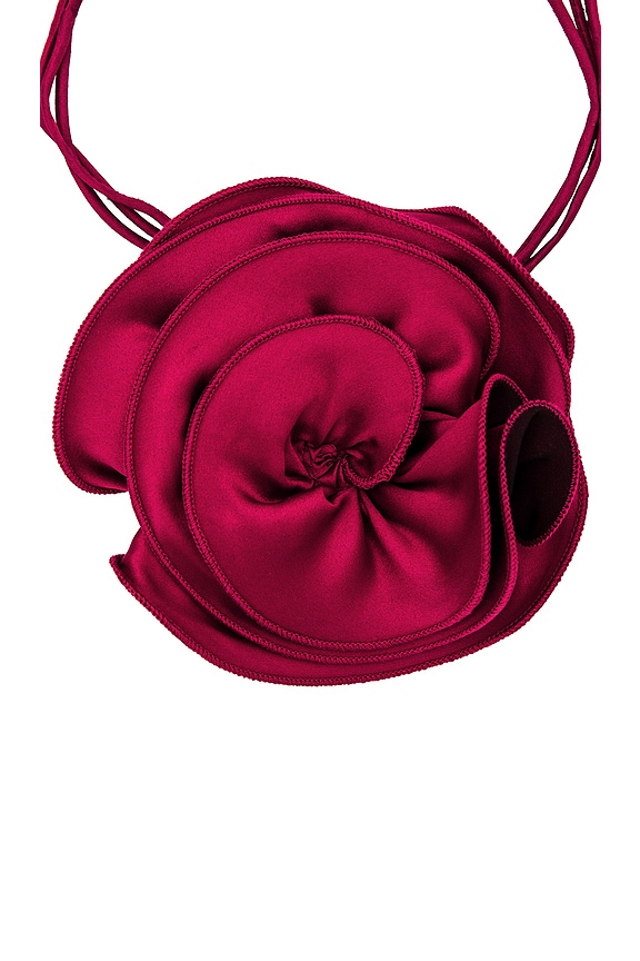 view 2 of 2 Rose Neck Tie Small in Red