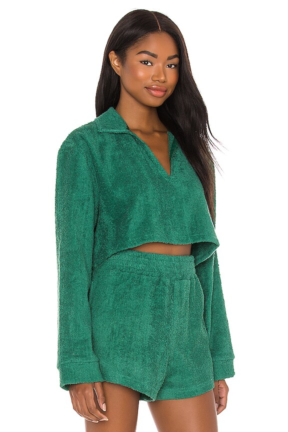 view 2 of 4 Nick Top in Dark Green