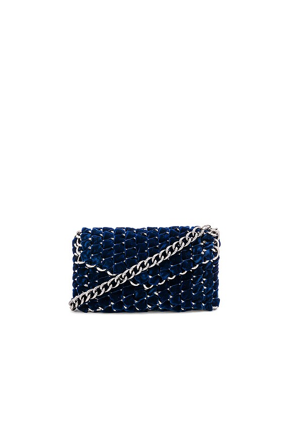 view 1 of 5 POCHETTE EVE VELVET in Blue