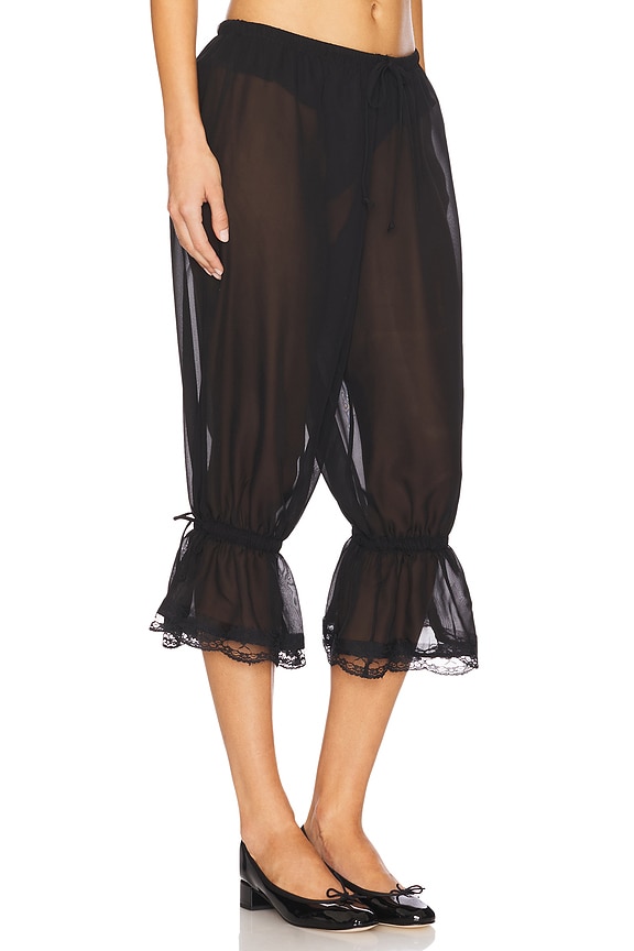 view 2 of 6 PANTALON KARLO BLOOMERS in Black