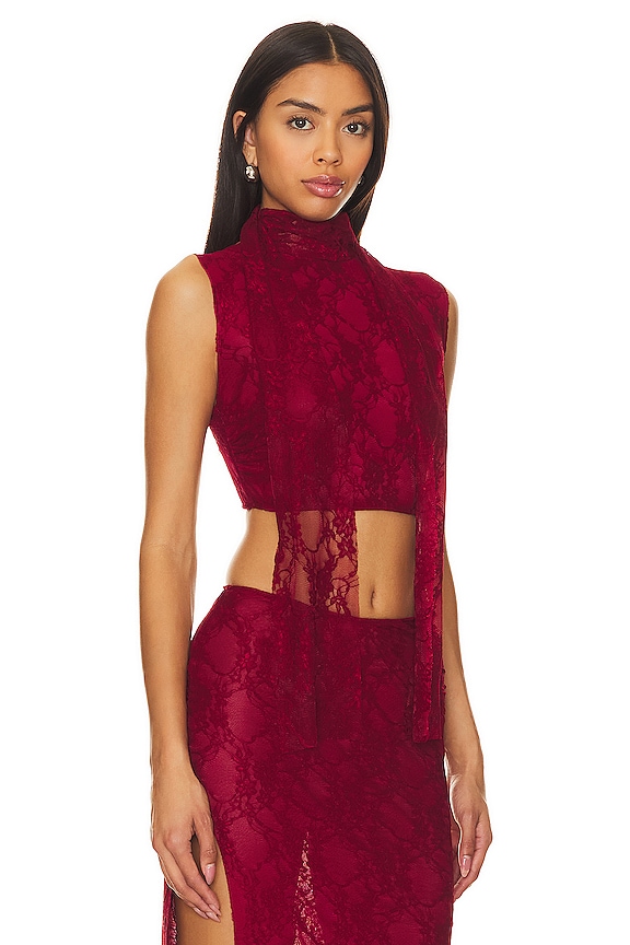 view 2 of 4 LOREN 탑 in Red