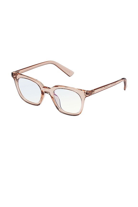 view 2 of 2 SNATCHER ブルーライトメガネ in Blush