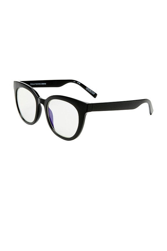 view 2 of 2 Tongue Teaching Optical Eyeglasses in Black