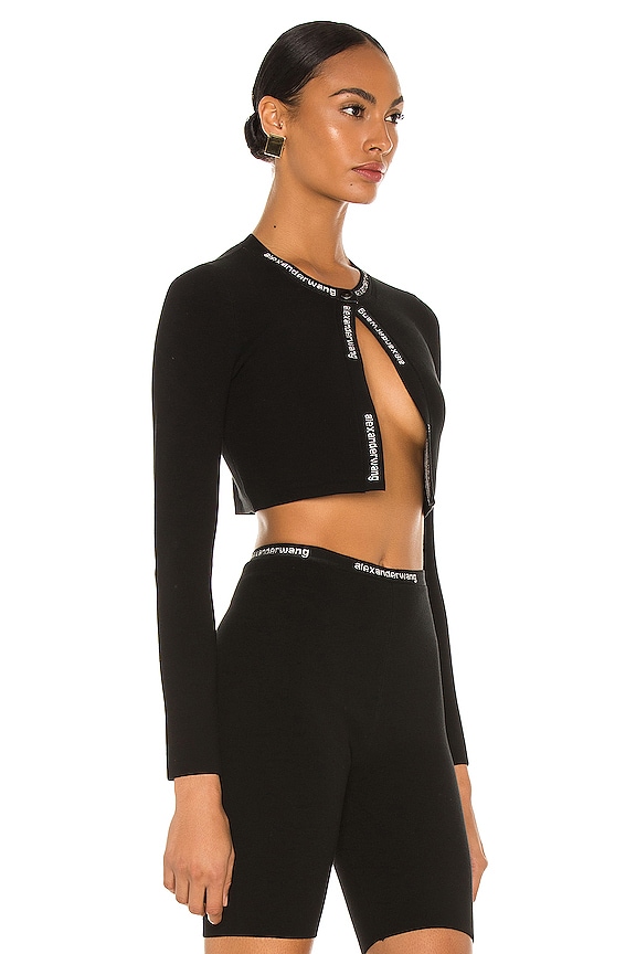 view 2 of 4 GILET BODYCON in Black