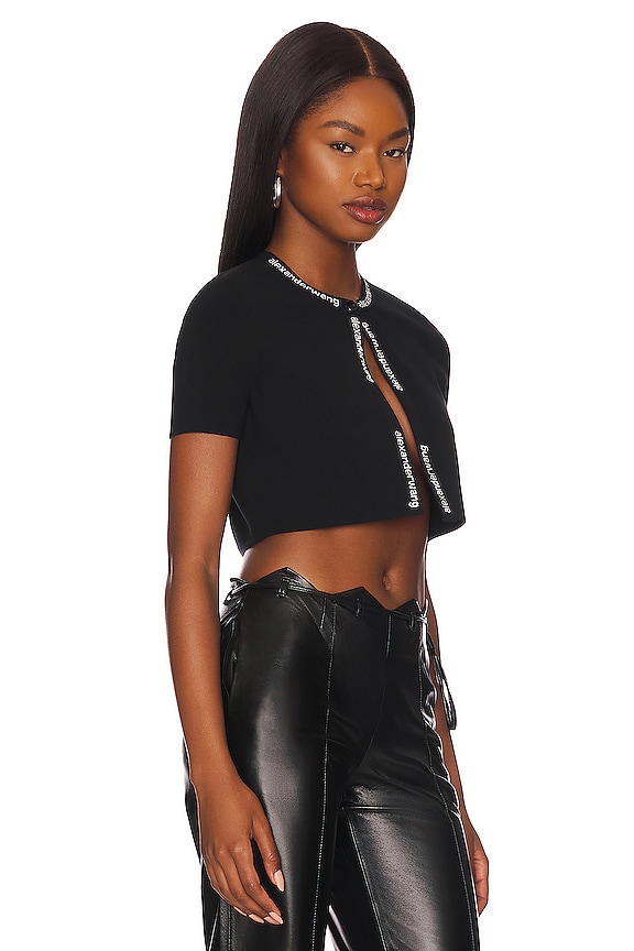 view 2 of 4 Bodycon Cardigan in Black