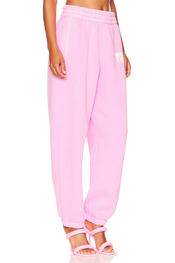 view 2 of 5 Puff Paint Logo Sweatpant in Pink Glo
