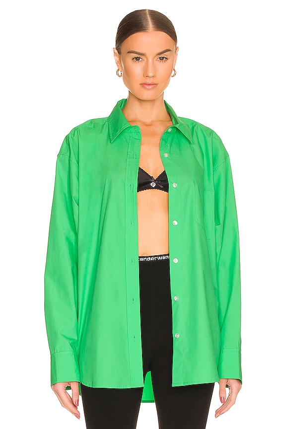 view 1 of 6 Boyfriend Shirt in Neon Kelly
