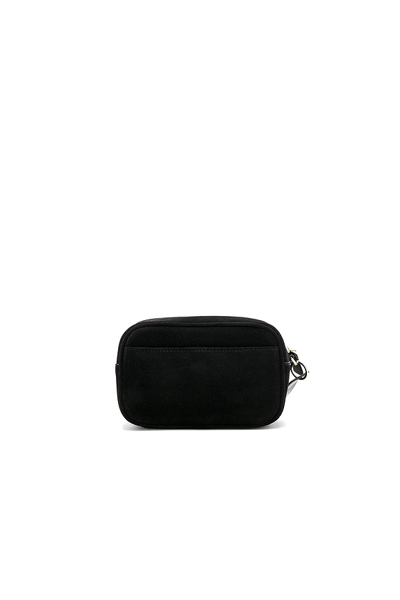 view 2 of 5 Suede Mini Crossbody Bag in Black