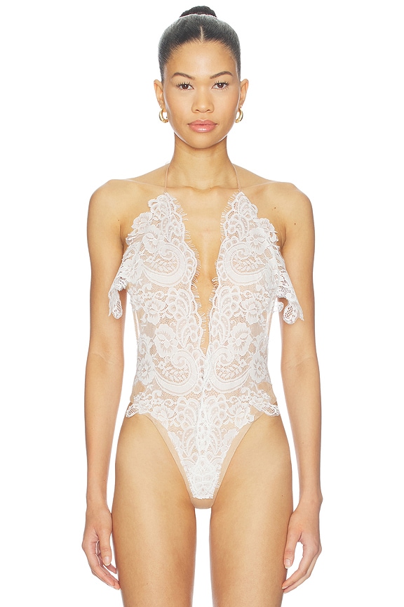 view 2 of 5 Libbi Bodysuit in White