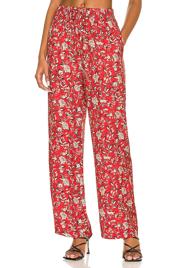 Tell Your Friends Pajama Pant in Nara Red | REVOLVE