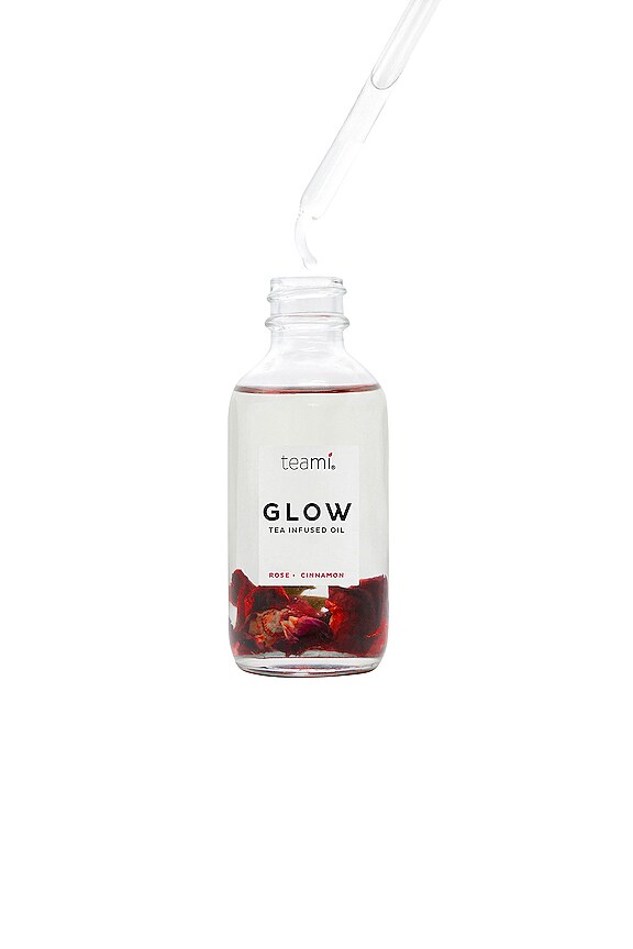 view 2 of 3 ACEITE FACIAL GLOW TEA INFUSED FACIAL OIL in Rose, Crystal, Cinnamon