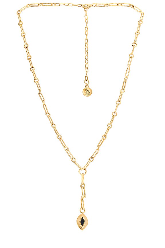 view 1 of 3 COLLIER EVA in Gold & Blue Sapphire