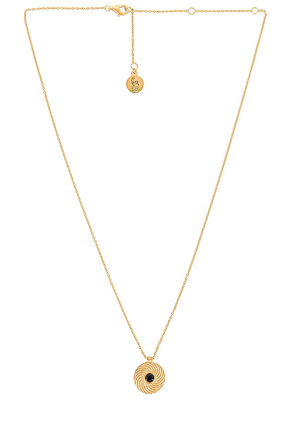 view 1 of 3 Shine Necklace in Gold & Blue Sapphire