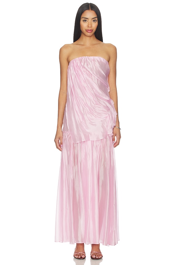 view 1 of 3 VESTIDO LARGO GILIAN in Pink