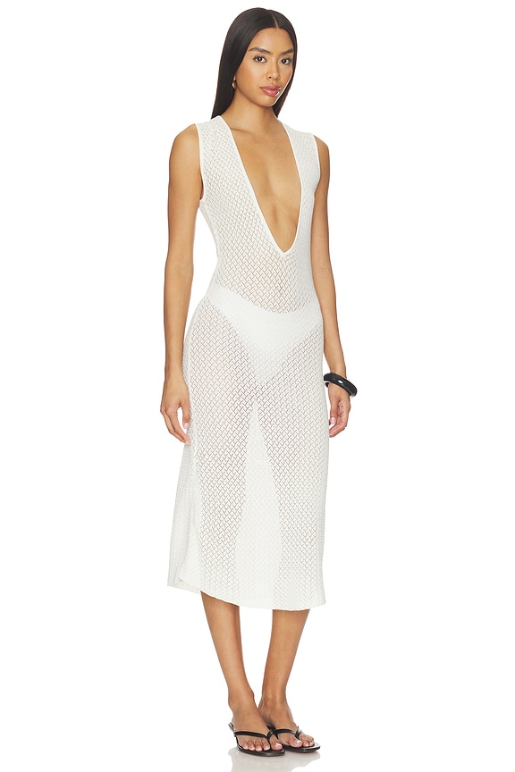 view 2 of 3 Tanzania Back Dress in Ecru