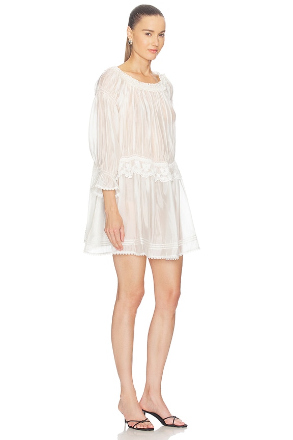 view 2 of 4 Gilian Baby Doll Dress in Ecru