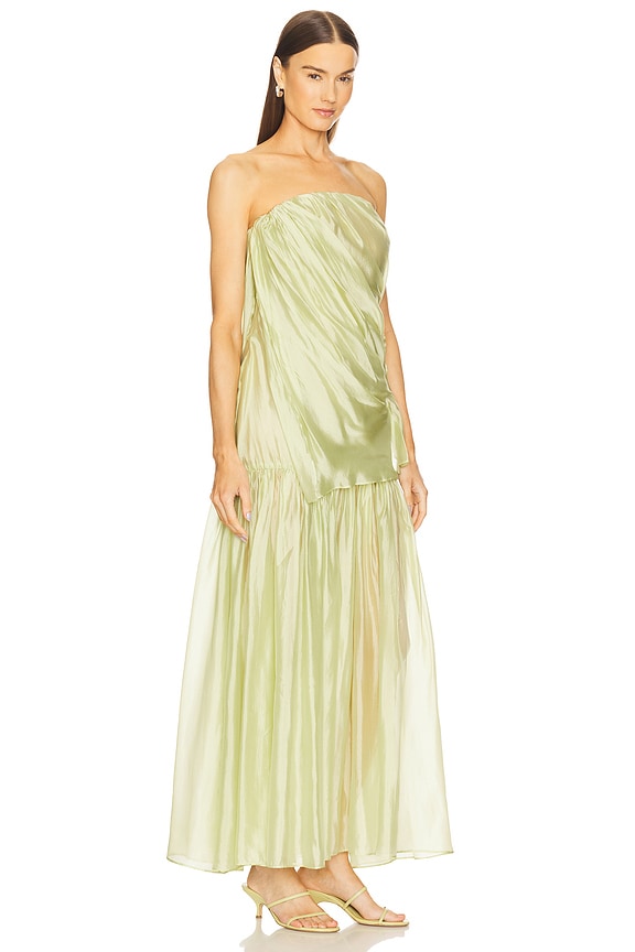 view 2 of 4 Gilian Gown in Light Dusty Green