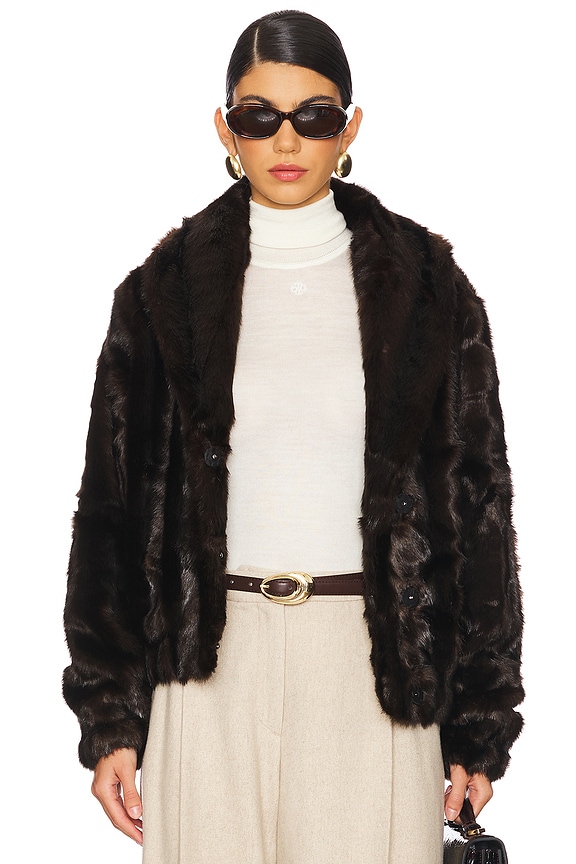 view 2 of 5 BLOUSON DIXIE in Brown