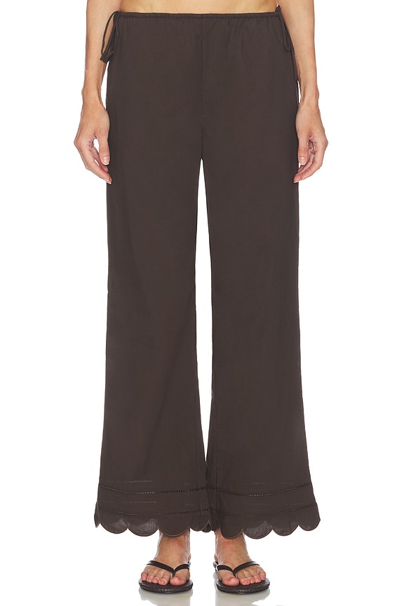 view 1 of 6 PANTALON KIRSTEN in Chocolate
