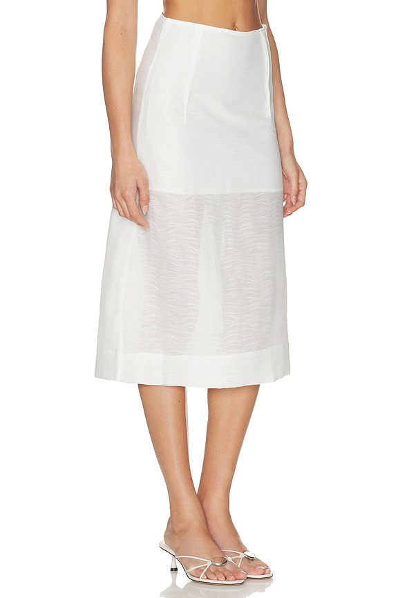view 2 of 6 Thetis Skirt in Ecru