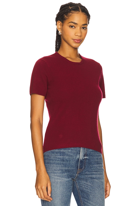 view 2 of 4 Como Knit Tee in Red