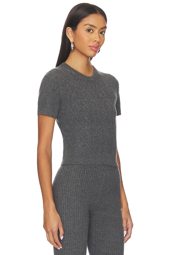 view 2 of 4 CAMISETA MINI COSTILLA COMO in Grey Melange