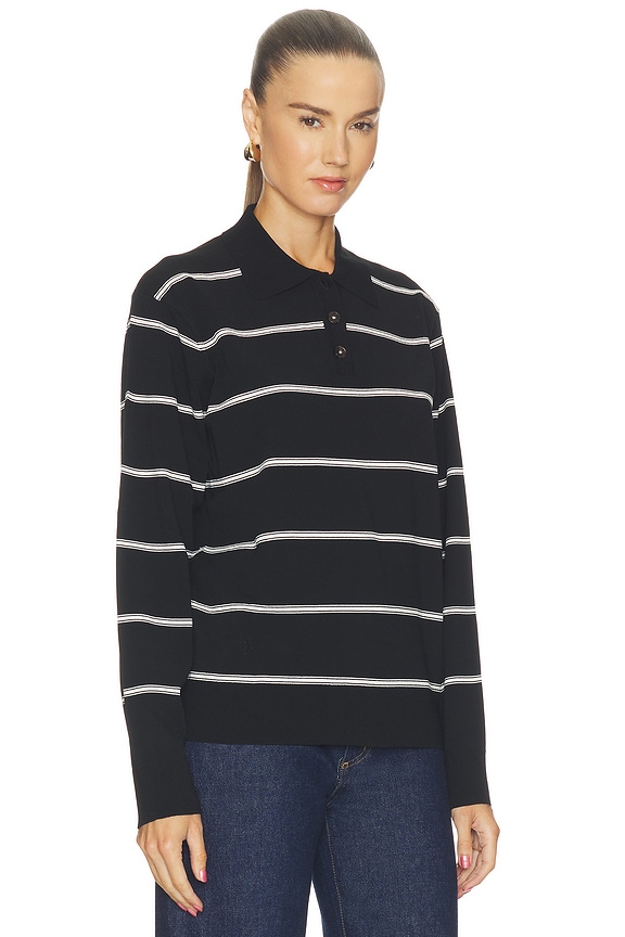 view 2 of 4 Madison Polo in Black Ecru