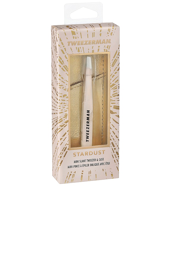view 2 of 2 Mini Slant Tweezer & Case in Stardust