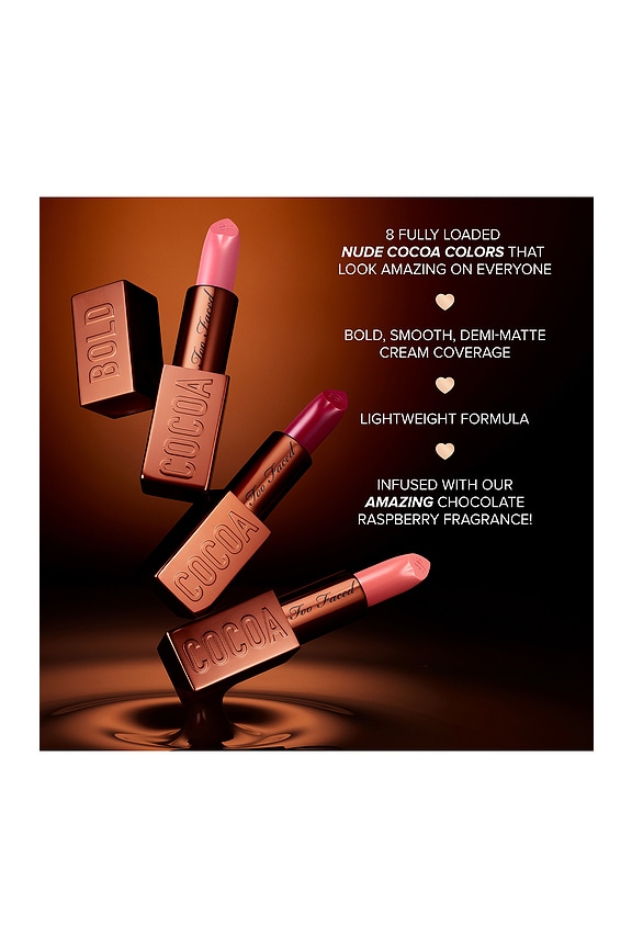 view 2 of 3 Cocoa Bold Lipstick in Hot Chocolate