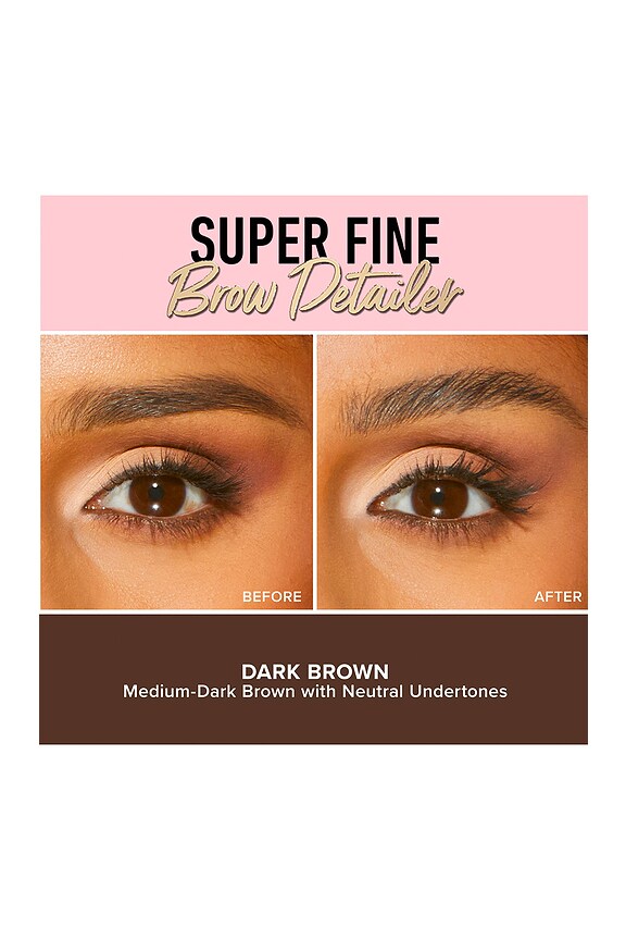 view 2 of 3 PERFILADOR OJOS FINE BROW DETAILER EYEBROW PENCIL in Dark Brown