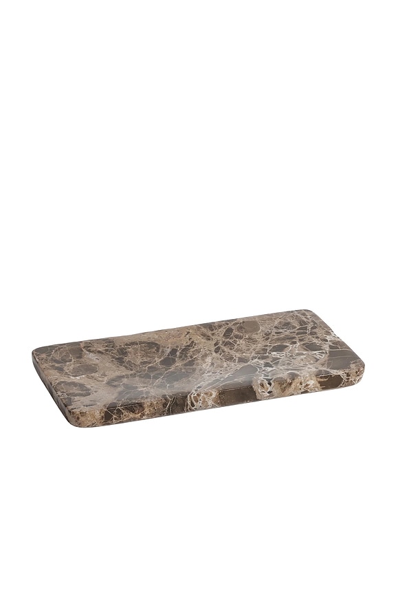 view 1 of 3 BANDEJA DE TOCADOR DE MÁRMOL MARBLE VANITY TRAY in Marr?n Emperador