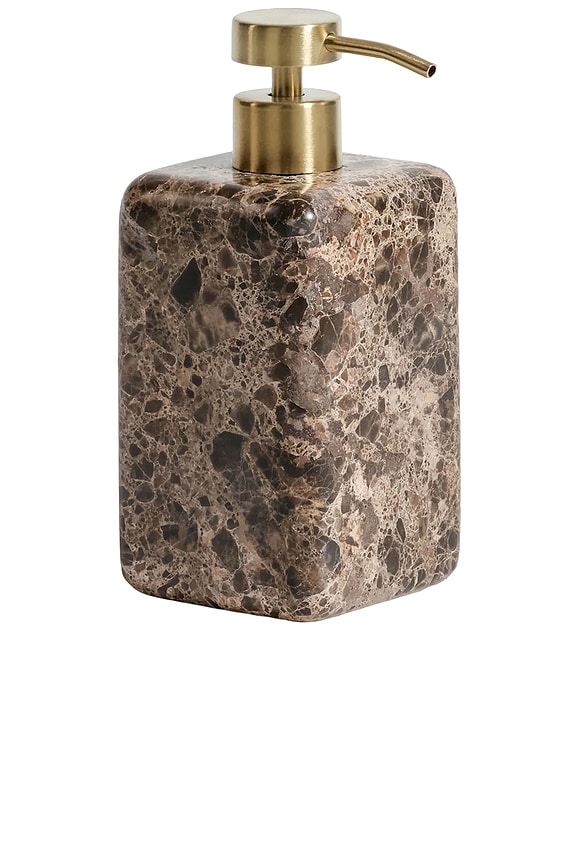 view 1 of 2 Marble Soap And Lotion Dispenser in Marrón Emperador