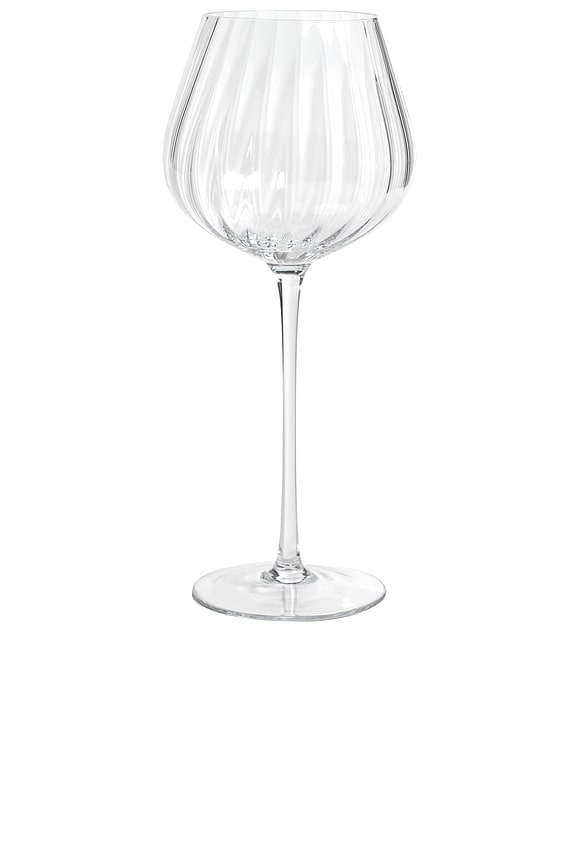 view 2 of 4 Madeleine Optic Red Wine Glasses Set Of 4 in Clear