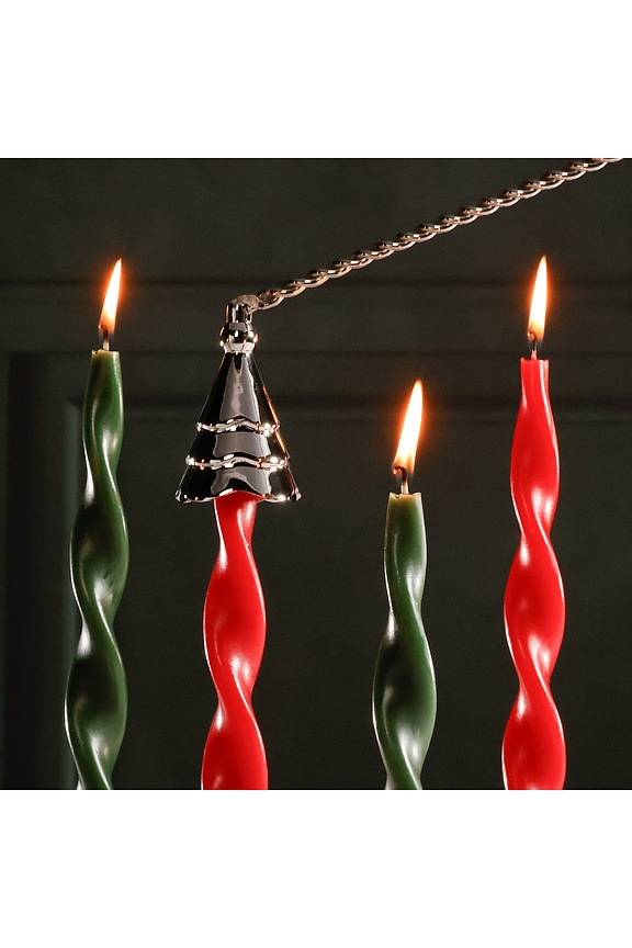 view 2 of 3 Wave Tree Candle Snuffer in Gold