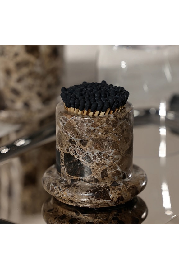 view 2 of 3 Marbella Light My Fire Matches in Marrn Emperador Marble