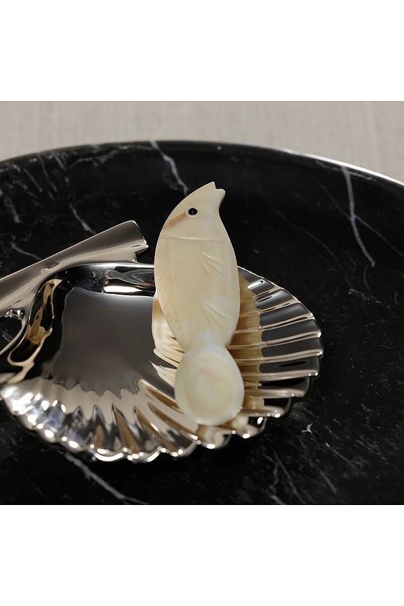 view 2 of 2 Fish Condiment & Caviar Spoon in Mother Of Pearl
