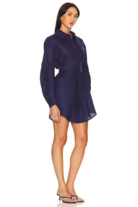 view 2 of 3 LOUISA ミニドレス in Navy Blue