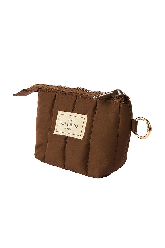 view 2 of 3 ESTOJO DE MAQUIAGEM MINI KEYRING POUCH  in Espresso