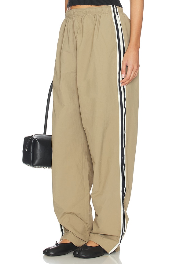 view 1 of 7 PANTALÓN WILBUR STRIPE WINDBREAKER in Taupe