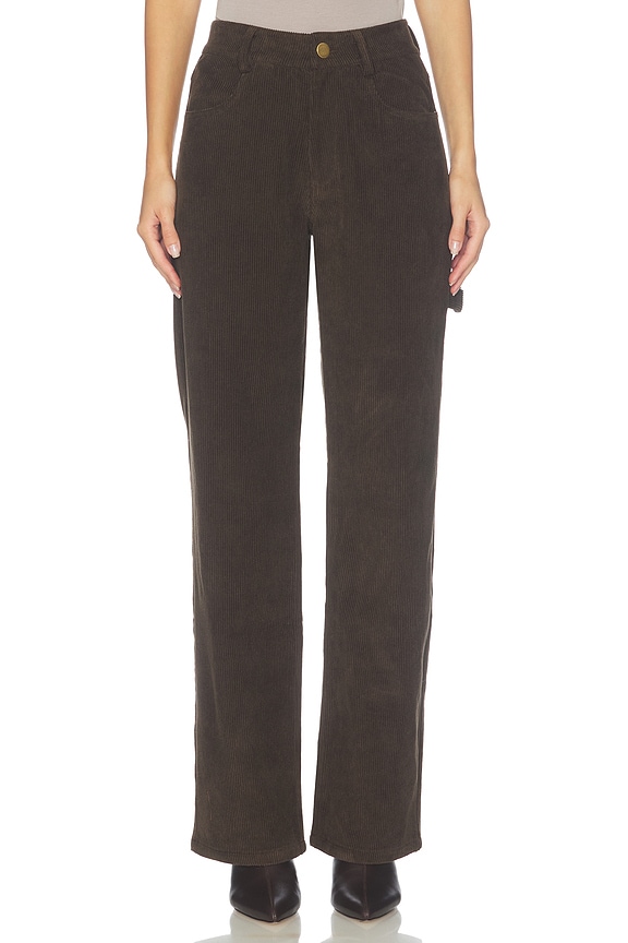 view 2 of 7 Sid Corduroy Loop Pant in Brown